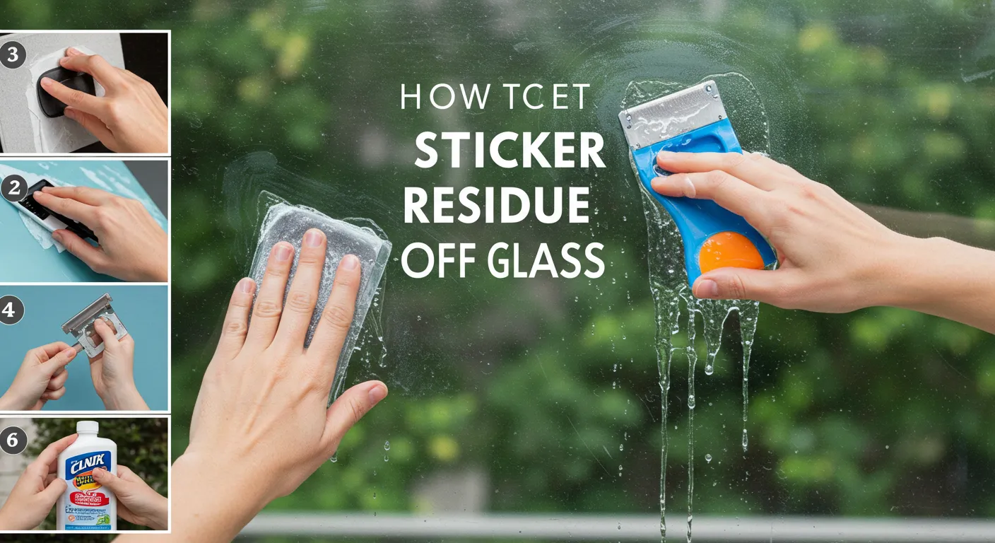 How to Get Sticker Residue off Glass: A Comprehensive Guide