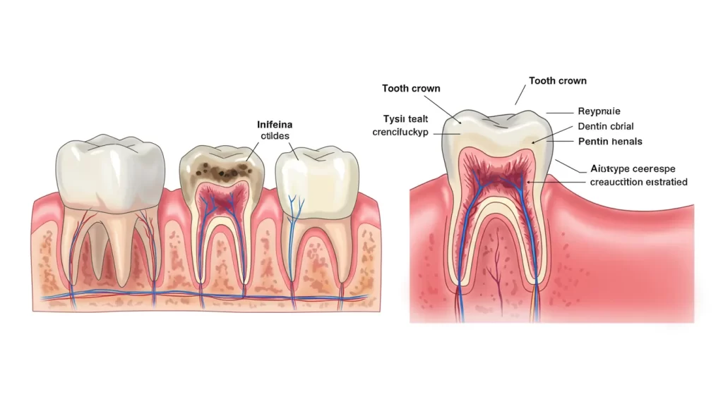 what does a tooth crown look like