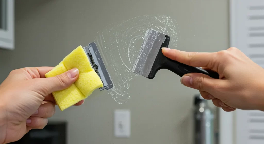 how to get sticker residue off glass