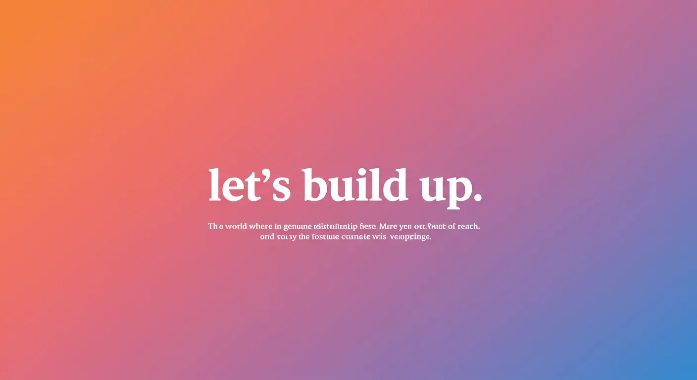Discover the Heart of Community Empowerment at LetsBuildUp. org