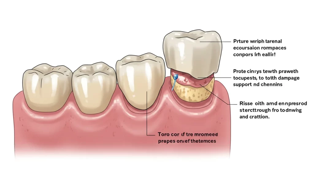 what does a tooth crown look like