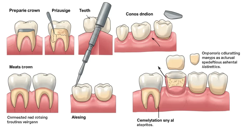 what does a tooth crown look like