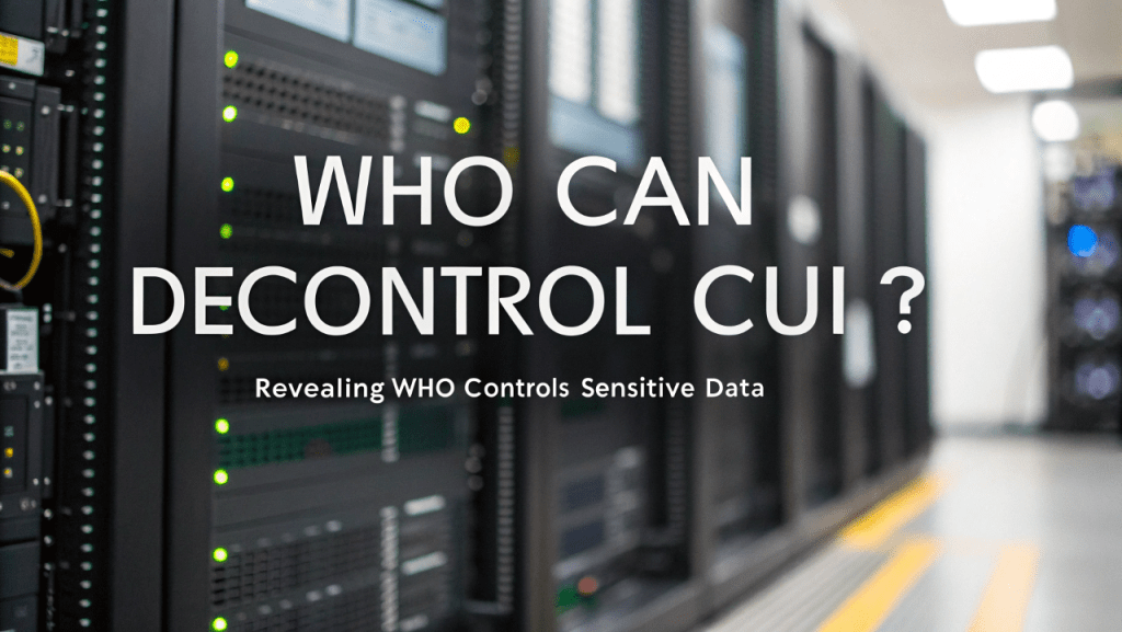 who can decontrol cui